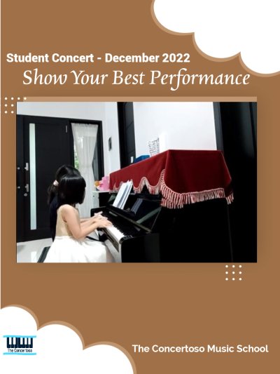 Student Concert "Show Your Best Performance" Dec 2022