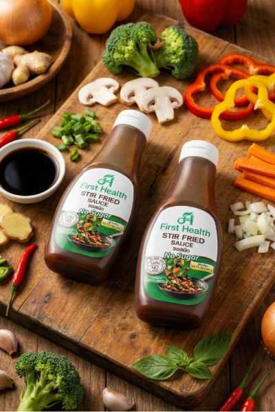 ซอสผัด สูตรไม่เติมน้ำตาล