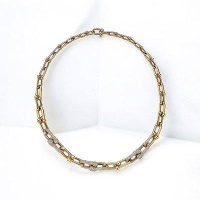 Graduated Link Necklace