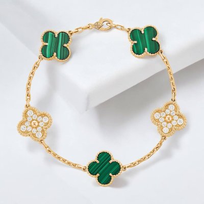 Vintage Alhambra bracelet, 5 motifs