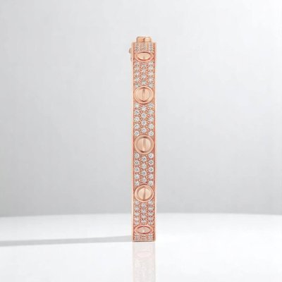 LOVE bracelet, classic model, paved, ceramic