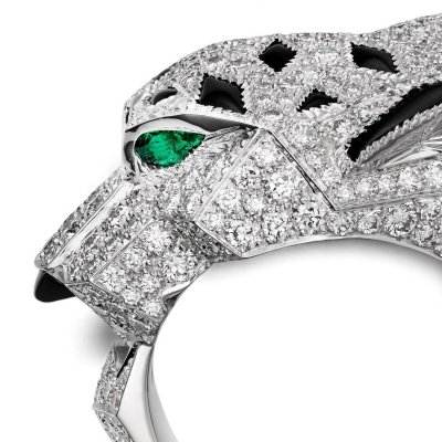 Panthère de Cartier ring, paved