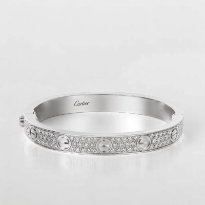 LOVE bracelet, classic model, paved, ceramic