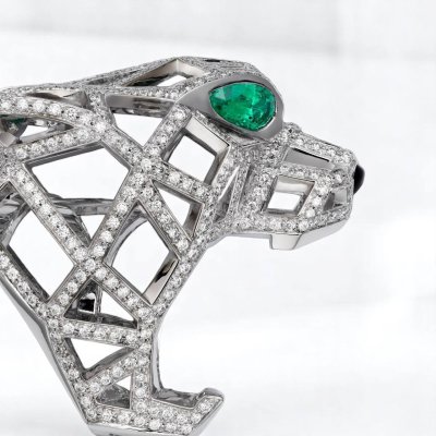 Panthère de Cartier ring, paved