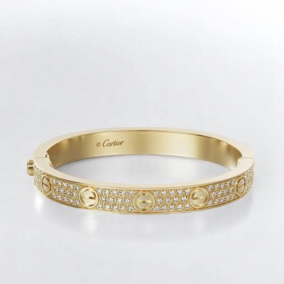 LOVE bracelet, classic model, paved, ceramic