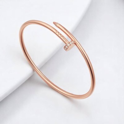 Juste un Clou bracelet, small model, diamonds