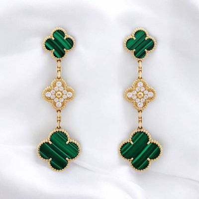 Magic Alhambra earrings, 3 motifs