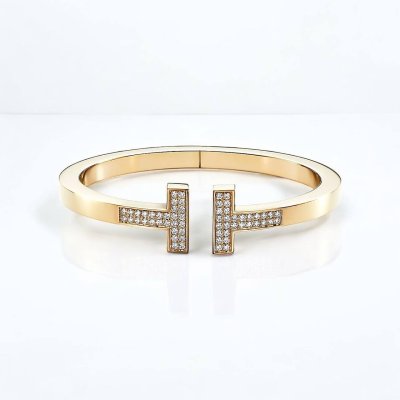 Pavé Diamond Square Bracelet