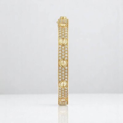 LOVE bracelet, classic model, paved, ceramic