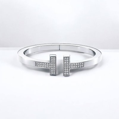 Pavé Diamond Square Bracelet