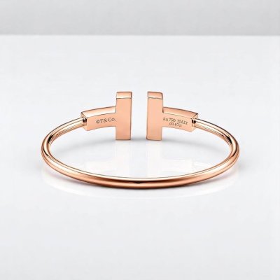 Wide Diamond Wire Bracelet