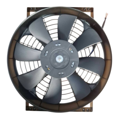 พัดลมโครงเหล็ก  10 นิ้ว  12 V (PULL)