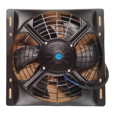พัดลมระบายความร้อนพร้อมโครง  ขนาด 14x14 12V (PULL)