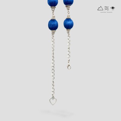 สร้อยคอระย้า ลูกปัดฝ้ายย้อมสีธรรมชาติ สร้อยคอระย้า ลูกปัดฝ้ายย้อมสีธรรมชาติ