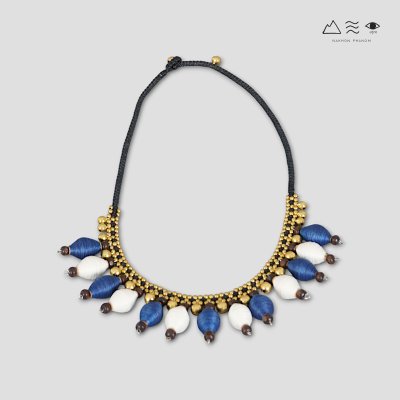 สร้อยคอเชือกถัก กระสวยฝ้าย