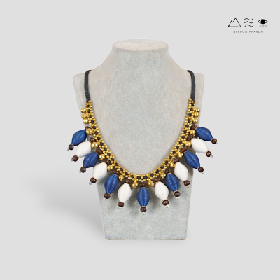 สร้อยคอเชือกถัก กระสวยฝ้าย