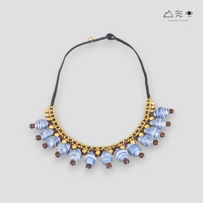 สร้อยคอเชือกถัก กระสวยฝ้าย