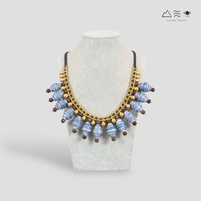 สร้อยคอเชือกถัก กระสวยฝ้าย
