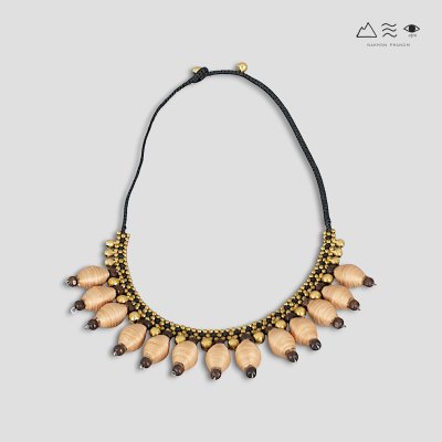 สร้อยคอเชือกถัก กระสวยฝ้าย