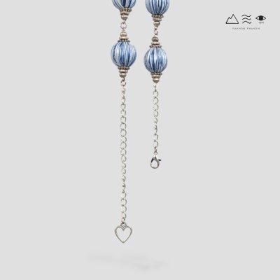 สร้อยคอระย้า ลูกปัดฝ้ายย้อมสีธรรมชาติ สร้อยคอระย้า ลูกปัดฝ้ายย้อมสีธรรมชาติ