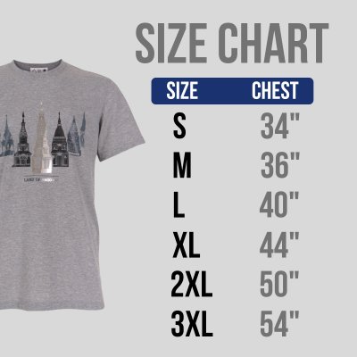 เสื้อยืดพระธาตุฟอยล์ เทา