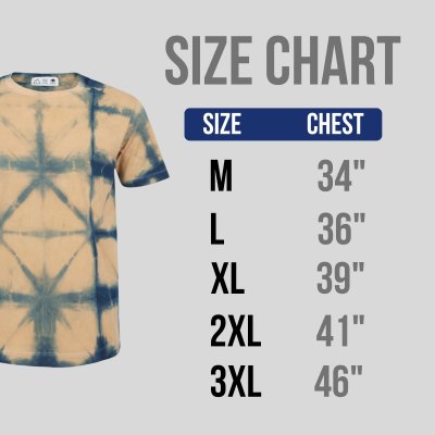 เสื้อยืดมัดย้อมสีธรรมชาติ ลายโอริกามิ เปลือกไม้