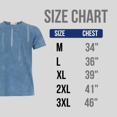 เสื้อยืดมัดย้อมสีธรรมชาติ ครามลายเชือก