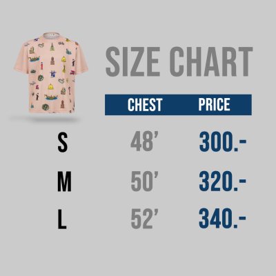 เสื้อยืด Oversized นครพนม Soft Power - ช สีพีช