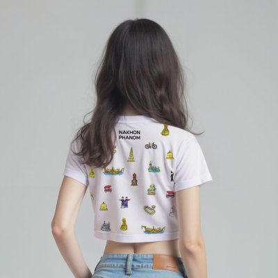 เสื้อครอป Oversized นครพนม Soft Power - ญ