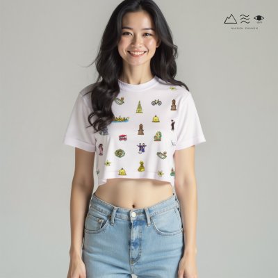 เสื้อครอป Oversized นครพนม Soft Power - ญ