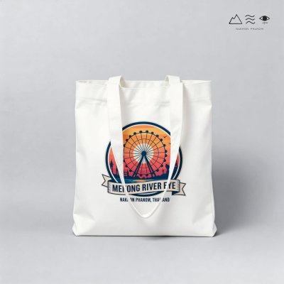 กระเป๋าผ้า แม่โขงริเวอร์อาย