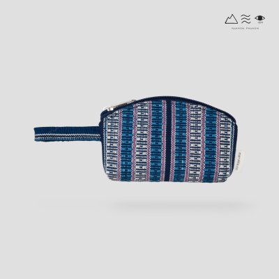 กระเป๋าเหรียญ ผ้ายกลายตีนซิ่น - 007