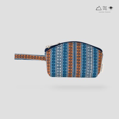 กระเป๋าเหรียญ ผ้ายกลายตีนซิ่น - 005