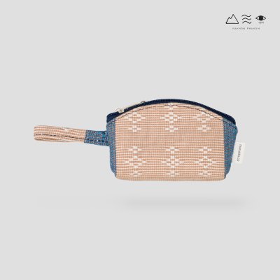 กระเป๋าเหรียญ ผ้ายกลายตีนซิ่น - 009