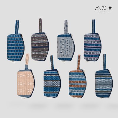 กระเป๋าเหรียญ ผ้ายกลายตีนซิ่น - 004