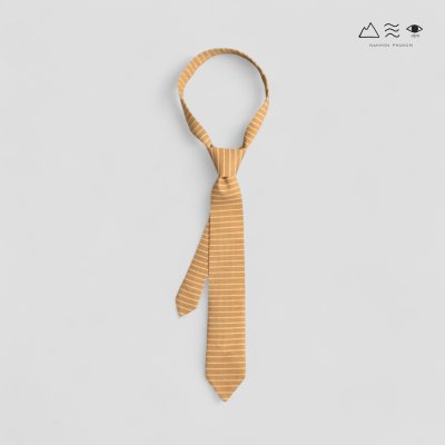 เนกไทผ้าทอมือย้อมคราม/ สีธรรมชาติ B 008