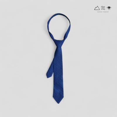เนกไทผ้าทอมือย้อมคราม/ สีธรรมชาติ A