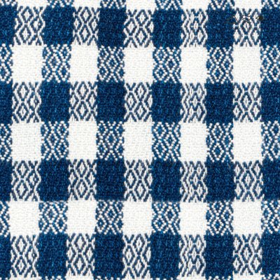 ผ้าพันคอฝ้ายทอมือย้อมคราม 016 ตารางคราม-ขาว เล็ก