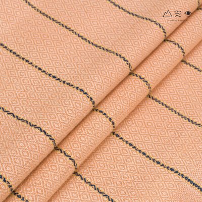 ผ้าพันคอฝ้ายทอมือย้อมสีธรรมชาติ 010 ลายทาง-04