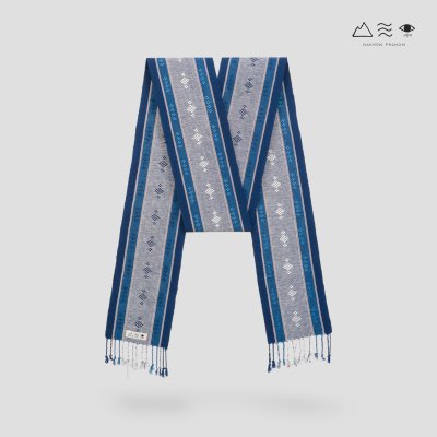 ผ้าสไบทอมือ ลายยกดอก - 004