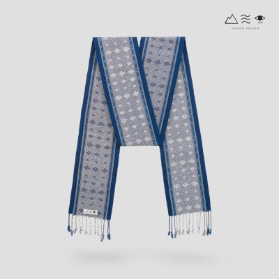 ผ้าสไบทอมือ ลายยกดอก - 001