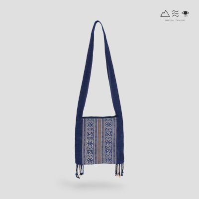 ย่ามผ้าทอมือลายยกขิด ย้อมคราม/สีธรรมชาติ ย่ามผ้าทอมือลายยกขิด ย้อมคราม/สีธรรมชาติ