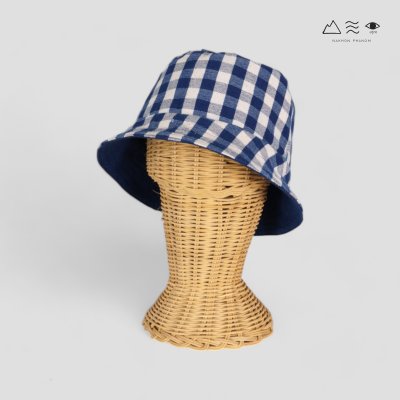 หมวกบักเก็ต ผ้าทอมือย้อมคราม หมวกบักเก็ต ผ้าทอมือย้อมคราม