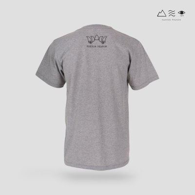 เสื้อยืดพระธาตุฟอยล์ เทา