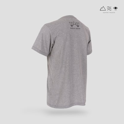 เสื้อยืดพระธาตุฟอยล์ เทา