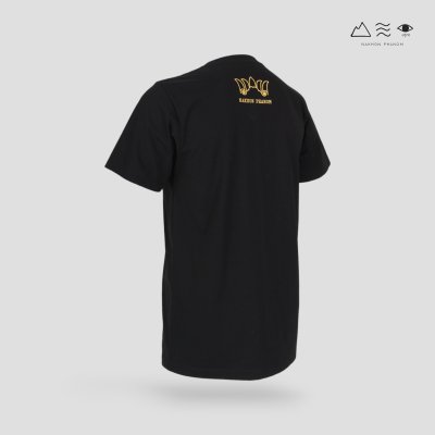 เสื้อยืดพระธาตุฟอยล์ ดำ