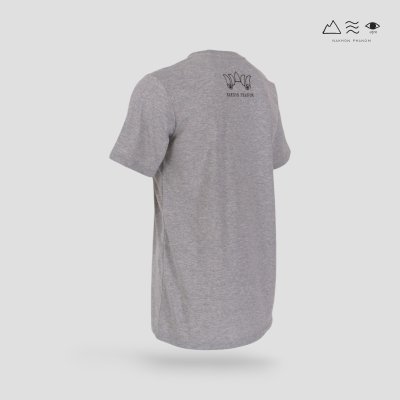 เสื้อยืดพระธาตุฟอยล์ เทา
