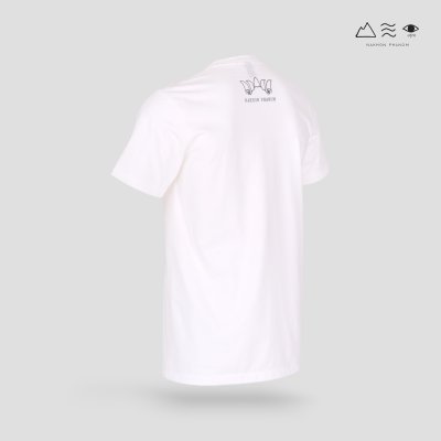 เสื้อยืดพระธาตุฟอยล์ ขาว