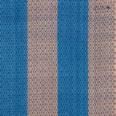 ผ้าพันคอฝ้ายทอมือย้อมคราม 017 ลายทาง-06