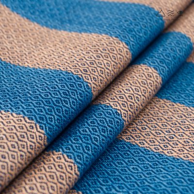 ผ้าพันคอฝ้ายทอมือย้อมคราม 017 ลายทาง-06